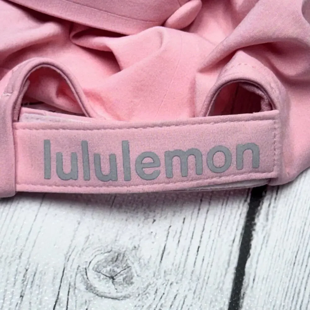 Lululemon Fast and Free Ponytail Hat Peach One Size
